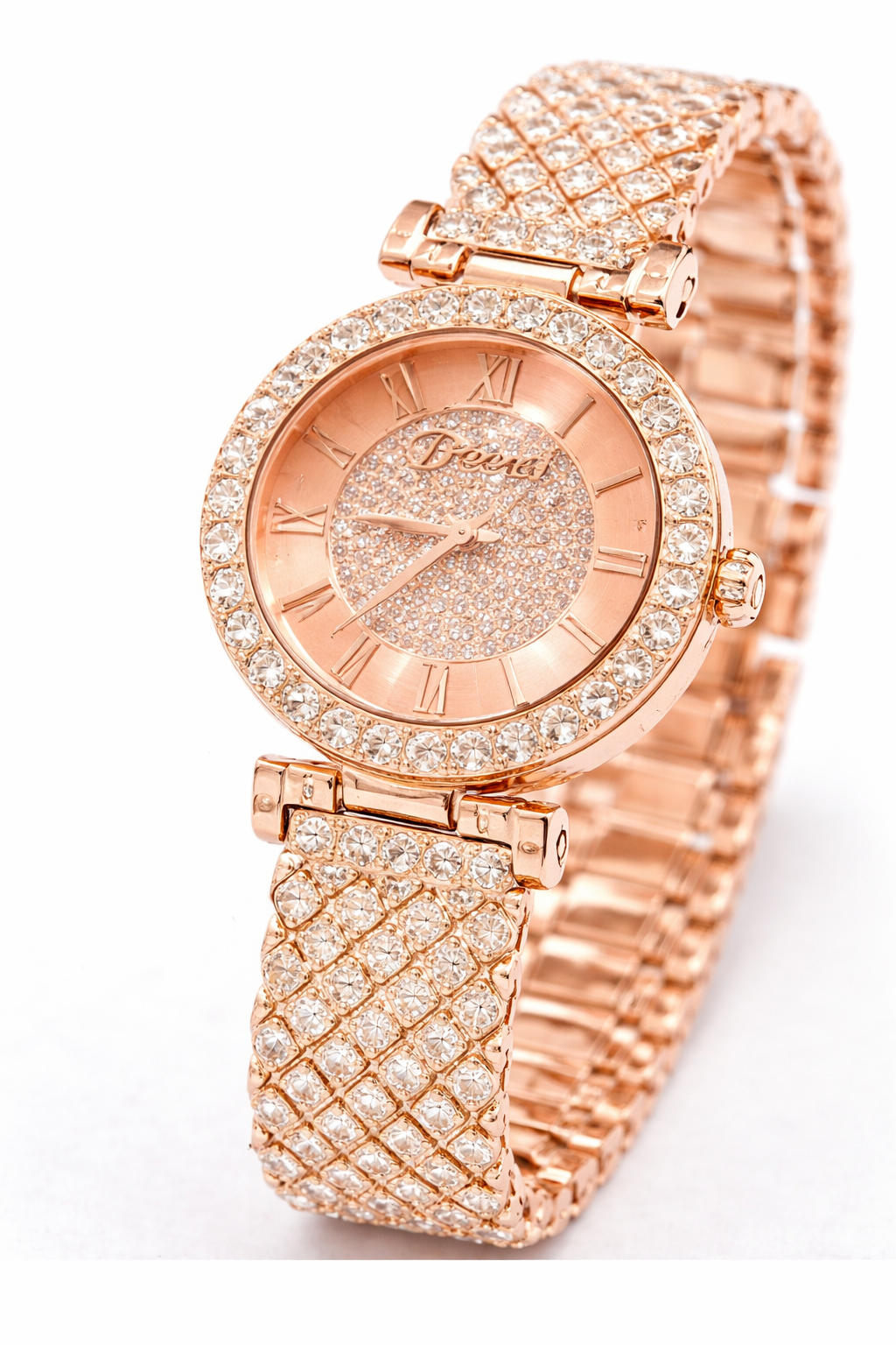 ULLTRAMART Swirl Crystal Watch