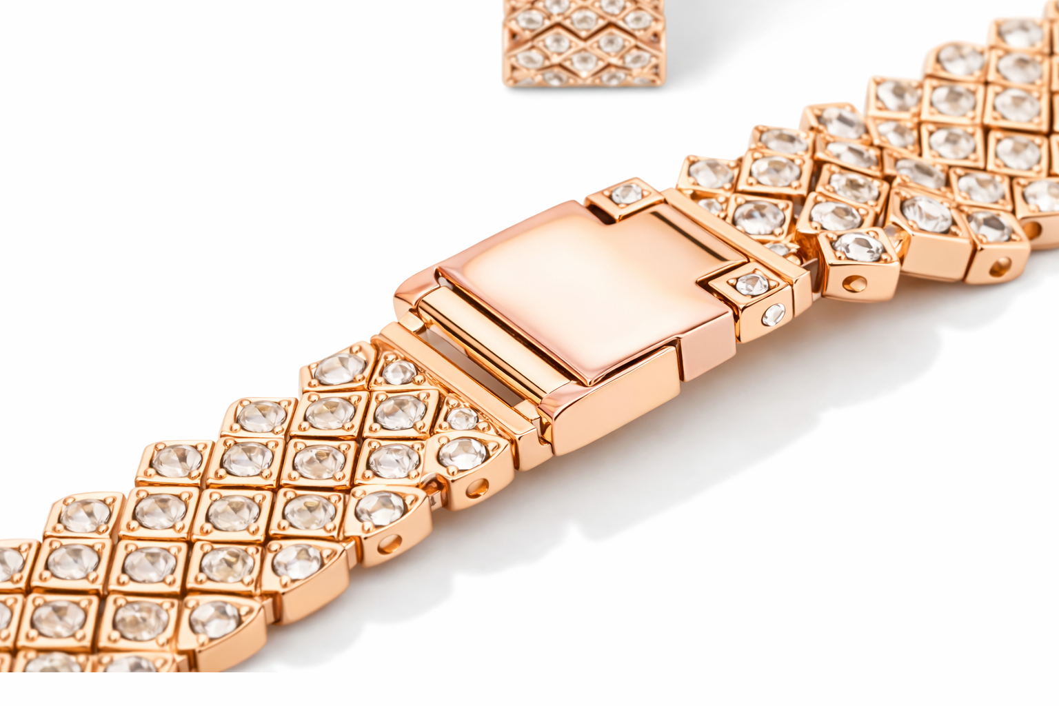 Rose Gold Crystal Bracelet Watch – DeFel Elegant Women’s Watch